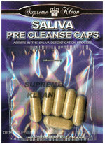 saliva pre-cleanse caps